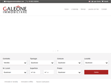 Tablet Screenshot of galeoneimmobiliare.com